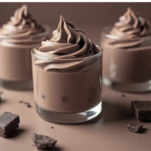 Verrines de Crème Chocolat noir